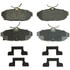 MX1562 by WAGNER - Wagner Brake ThermoQuiet MX1562 Semi-Metallic Disc Brake Pad Set