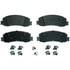 MX1631 by WAGNER - Wagner Brake ThermoQuiet MX1631 Semi-Metallic Disc Brake Pad Set