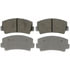 PD76 by WAGNER - Wagner Brake ThermoQuiet PD76 Disc Brake Pad Set
