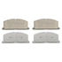 PD242 by WAGNER - Wagner Brake ThermoQuiet PD242 Disc Brake Pad Set