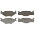 PD280A by WAGNER - Wagner Brake ThermoQuiet PD280A Disc Brake Pad Set