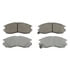 PD263 by WAGNER - Wagner Brake ThermoQuiet PD263 Disc Brake Pad Set
