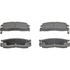 PD398A by WAGNER - Wagner Brake ThermoQuiet PD398A Ceramic Disc Brake Pad Set