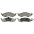 PD417 by WAGNER - Wagner Brake ThermoQuiet PD417 Disc Brake Pad Set