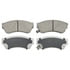 PD451 by WAGNER - Wagner Brake ThermoQuiet PD451 Ceramic Disc Brake Pad Set