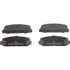 PD482A by WAGNER - Wagner Brake ThermoQuiet PD482A Disc Brake Pad Set