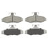 PD724 by WAGNER - Wagner Brake ThermoQuiet PD724 Disc Brake Pad Set