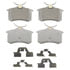 QC340A by WAGNER - Wagner Brake ThermoQuiet QC340A Ceramic Disc Brake Pad Set