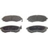 PD887 by WAGNER - Wagner Brake ThermoQuiet PD887 Disc Brake Pad Set