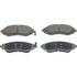 PD1035 by WAGNER - Wagner Brake ThermoQuiet PD1035 Ceramic Disc Brake Pad Set