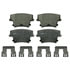 PD1057A by WAGNER - Wagner Brake ThermoQuiet PD1057A Ceramic Disc Brake Pad Set