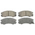 Wagner QC579 Disc Brake Pad Set Wagner Brake ThermoQuiet QC579 Ceramic Disc Brake Pad Set