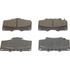 Wagner QC611 Disc Brake Pad Set Wagner Brake ThermoQuiet QC611 Ceramic Disc Brake Pad Set