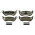 QC674A by WAGNER - Wagner Brake ThermoQuiet QC674A Ceramic Disc Brake Pad Set