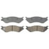 QC702 by WAGNER - Wagner Brake ThermoQuiet QC702 Ceramic Disc Brake Pad Set
