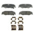 QC732A by WAGNER - Wagner Brake ThermoQuiet QC732A Ceramic Disc Brake Pad Set