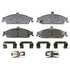 QC752A by WAGNER - Wagner Brake ThermoQuiet QC752A Ceramic Disc Brake Pad Set