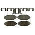 QC748 by WAGNER - Wagner Brake ThermoQuiet QC748 Ceramic Disc Brake Pad Set