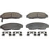 QC787 by WAGNER - Wagner Brake ThermoQuiet QC787 Ceramic Disc Brake Pad Set