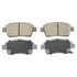 QC822 by WAGNER - Wagner Brake ThermoQuiet QC822 Ceramic Disc Brake Pad Set