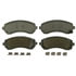 QC844 by WAGNER - Wagner Brake ThermoQuiet QC844 Ceramic Disc Brake Pad Set