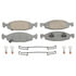 QC942 by WAGNER - Wagner Brake ThermoQuiet QC942 Ceramic Disc Brake Pad Set