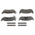 QC998 by WAGNER - Wagner Brake ThermoQuiet QC998 Ceramic Disc Brake Pad Set