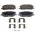 QC1005 by WAGNER - Wagner Brake ThermoQuiet QC1005 Ceramic Disc Brake Pad Set