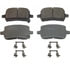 QC1028 by WAGNER - Wagner Brake ThermoQuiet QC1028 Ceramic Disc Brake Pad Set