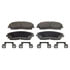 QC1056 by WAGNER - Wagner Brake ThermoQuiet QC1056 Ceramic Disc Brake Pad Set