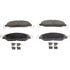 QC1081 by WAGNER - Wagner Brake ThermoQuiet QC1081 Ceramic Disc Brake Pad Set