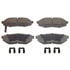 QC1124 by WAGNER - Wagner Brake ThermoQuiet QC1124 Ceramic Disc Brake Pad Set