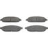 QC1181 by WAGNER - Wagner Brake ThermoQuiet QC1181 Ceramic Disc Brake Pad Set