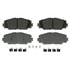 Wagner QC1210A Disc Brake Pad Set Wagner Brake ThermoQuiet QC1210A Ceramic Disc Brake Pad Set