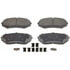 QC1258 by WAGNER - Wagner Brake ThermoQuiet QC1258 Ceramic Disc Brake Pad Set
