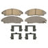 QC1280 by WAGNER - Wagner Brake ThermoQuiet QC1280 Ceramic Disc Brake Pad Set