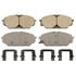 Wagner QC1301 Disc Brake Pad Set Wagner Brake ThermoQuiet QC1301 Ceramic Disc Brake Pad Set