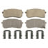 QC1302 by WAGNER - Wagner Brake ThermoQuiet QC1302 Ceramic Disc Brake Pad Set