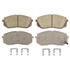 Wagner QC1295 Disc Brake Pad Set Wagner Brake ThermoQuiet QC1295 Ceramic Disc Brake Pad Set