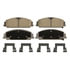 QC1351 by WAGNER - Wagner Brake ThermoQuiet QC1351 Ceramic Disc Brake Pad Set