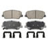 QC1413 by WAGNER - Wagner Brake ThermoQuiet QC1413 Ceramic Disc Brake Pad Set