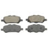 Wagner QC1402 Disc Brake Pad Set Wagner Brake ThermoQuiet QC1402 Ceramic Disc Brake Pad Set