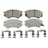 QC1404 by WAGNER - Wagner Brake ThermoQuiet QC1404 Ceramic Disc Brake Pad Set