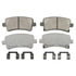 QC1430 by WAGNER - Wagner Brake ThermoQuiet QC1430 Ceramic Disc Brake Pad Set