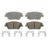 QC1444 by WAGNER - Wagner Brake ThermoQuiet QC1444 Ceramic Disc Brake Pad Set