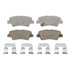 QC1445 by WAGNER - Wagner Brake ThermoQuiet QC1445 Ceramic Disc Brake Pad Set