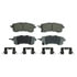 QC1510 by WAGNER - Wagner Brake ThermoQuiet QC1510 Ceramic Disc Brake Pad Set