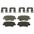 QC1544 by WAGNER - Wagner Brake ThermoQuiet QC1544 Ceramic Disc Brake Pad Set