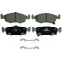 Wagner QC1568 Disc Brake Pad Set Wagner Brake ThermoQuiet QC1568 Ceramic Disc Brake Pad Set
