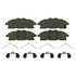 QC1552 by WAGNER - Wagner Brake ThermoQuiet QC1552 Ceramic Disc Brake Pad Set